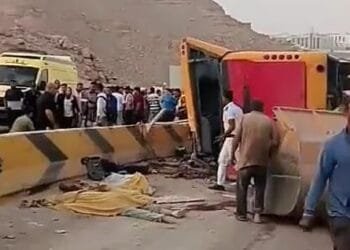 حادث انقلاب أتوبيس جامعة الجلالة: 33 مصابًا و12 حالة وفاة